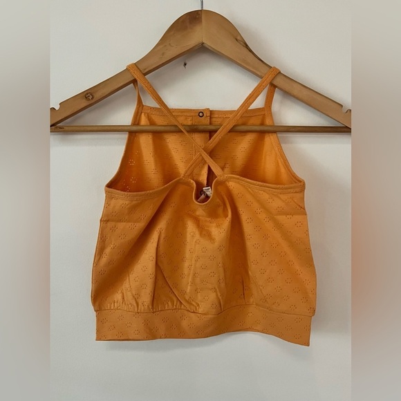 The Sunday Collective Girls 6-7 Years Orange So Sweet Tank Top Apricot Tan - Picture 6 of 8